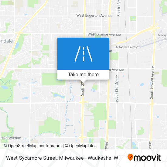 West Sycamore Street map