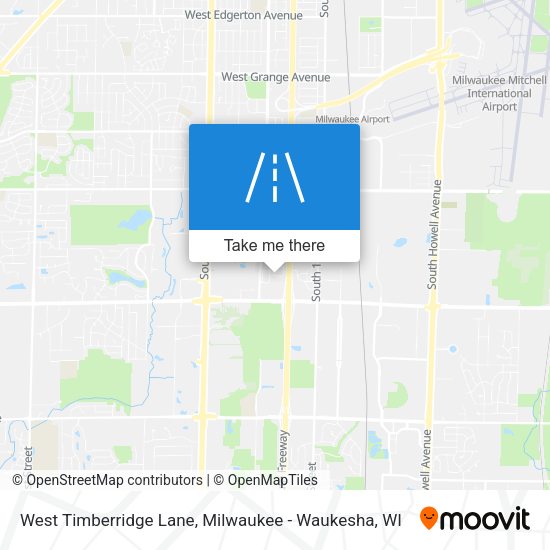 West Timberridge Lane map