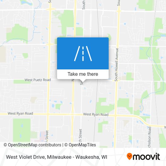 Mapa de West Violet Drive