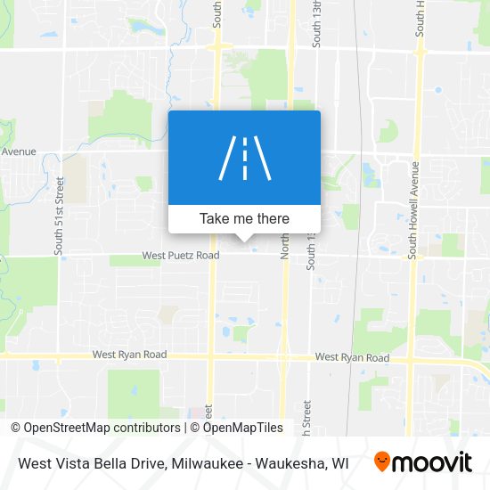 Mapa de West Vista Bella Drive