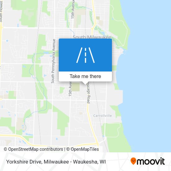 Yorkshire Drive map