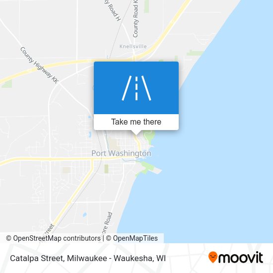 Catalpa Street map