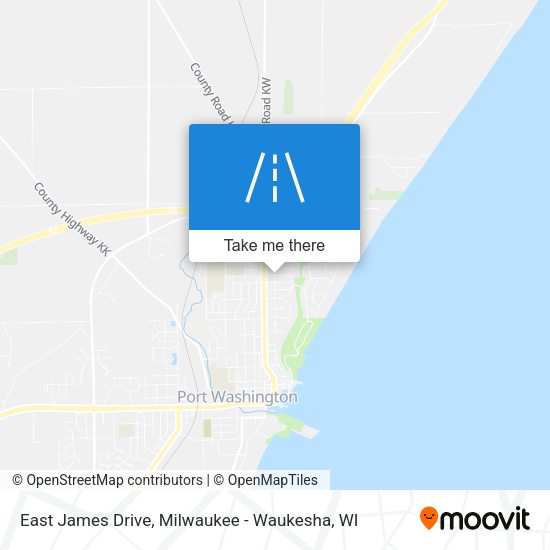 Mapa de East James Drive