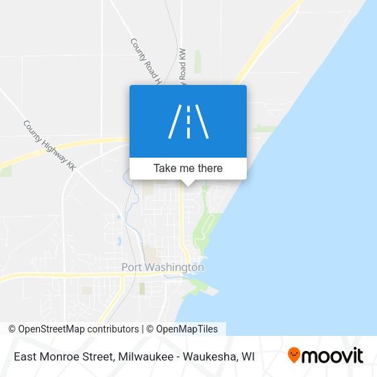 East Monroe Street map
