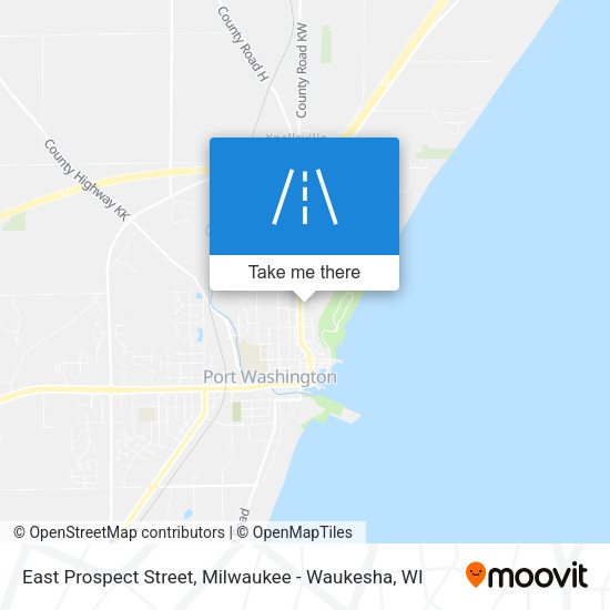 East Prospect Street map