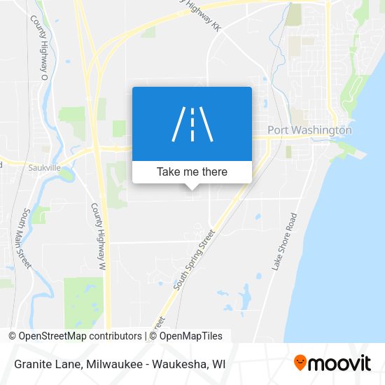 Mapa de Granite Lane