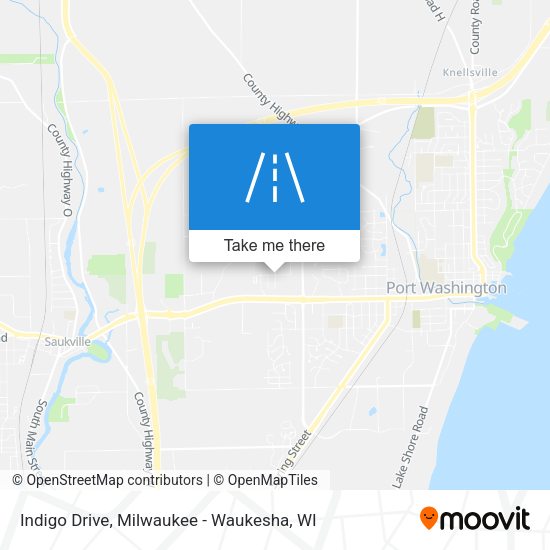 Mapa de Indigo Drive