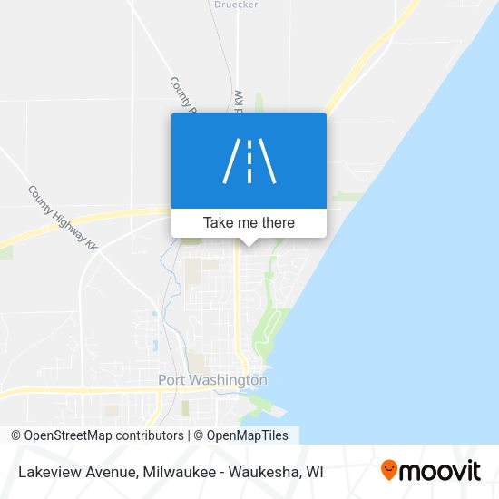 Lakeview Avenue map
