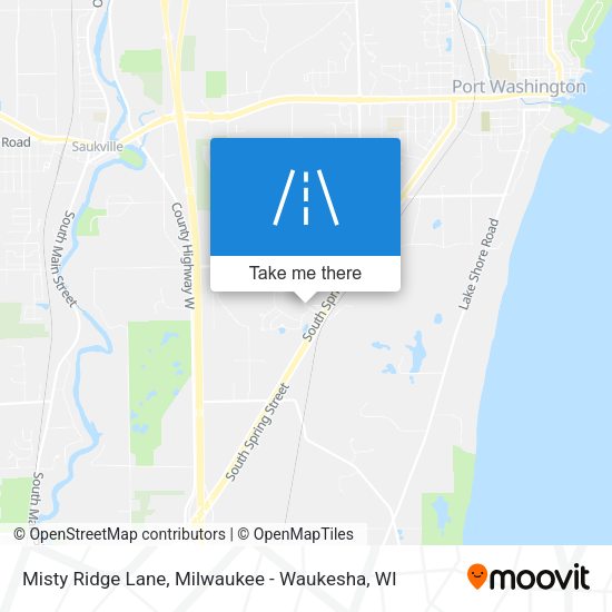 Mapa de Misty Ridge Lane