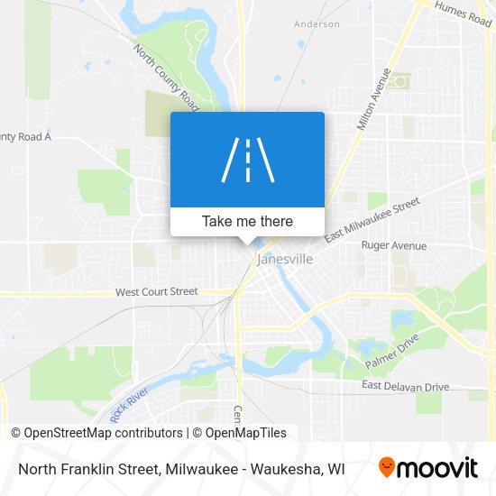 North Franklin Street map