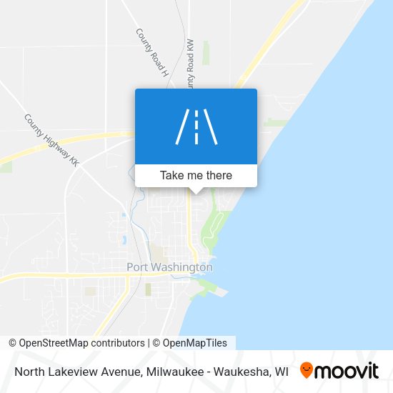 Mapa de North Lakeview Avenue