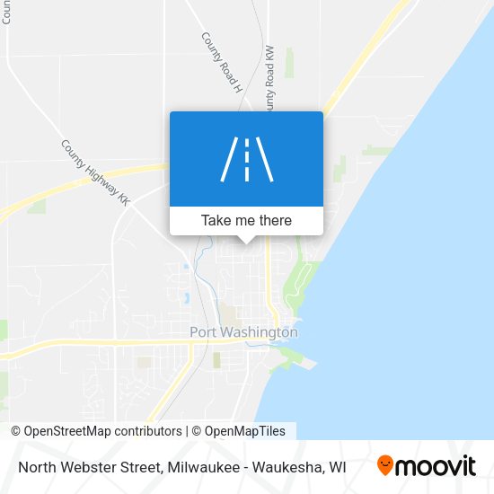 North Webster Street map