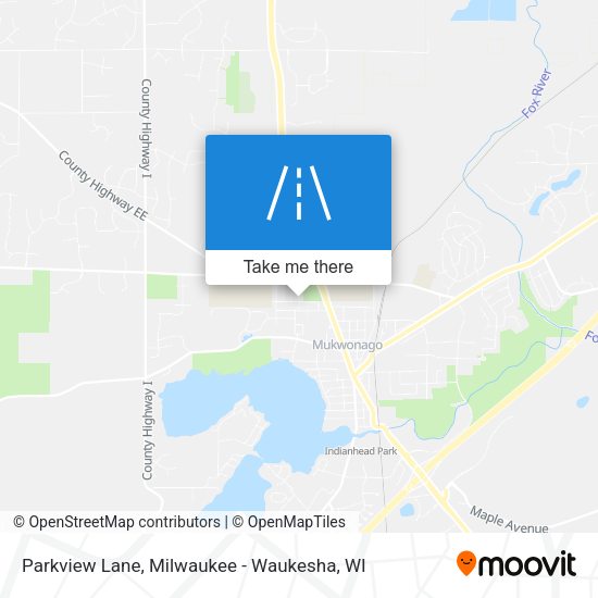 Parkview Lane map