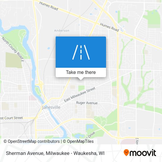 Mapa de Sherman Avenue