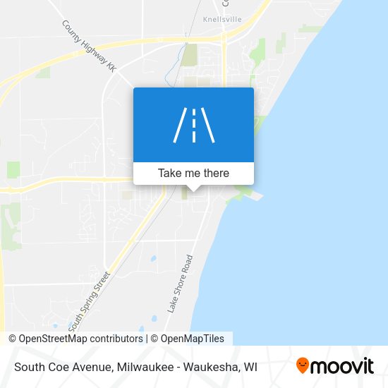 South Coe Avenue map