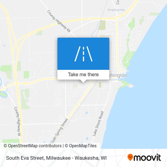 South Eva Street map
