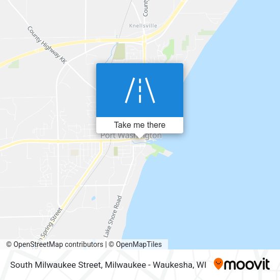 South Milwaukee Street map