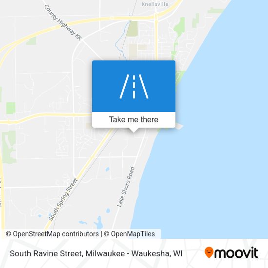 Mapa de South Ravine Street