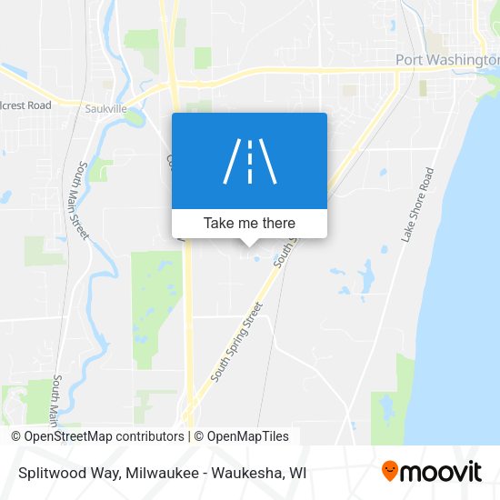 Splitwood Way map