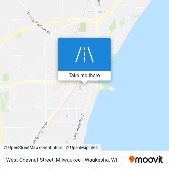 Mapa de West Chesnut Street