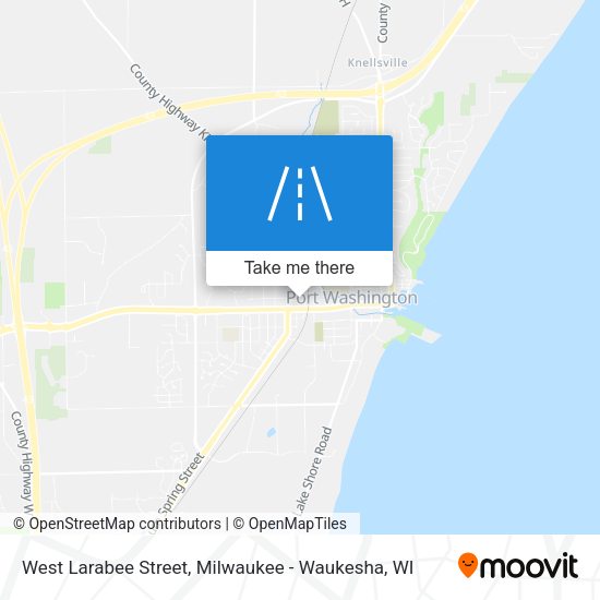 West Larabee Street map