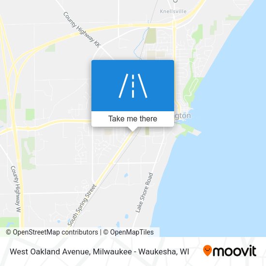 Mapa de West Oakland Avenue