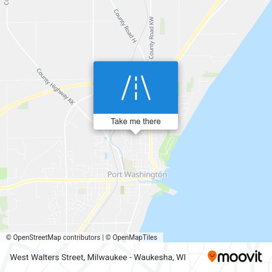 West Walters Street map