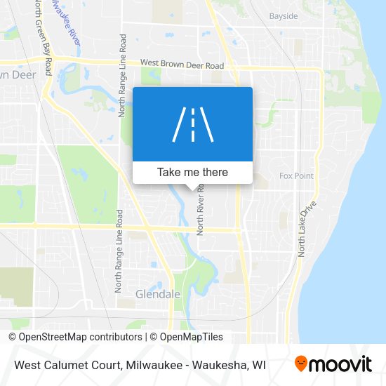 West Calumet Court map