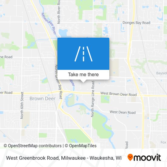 West Greenbrook Road map