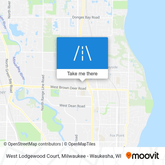 Mapa de West Lodgewood Court