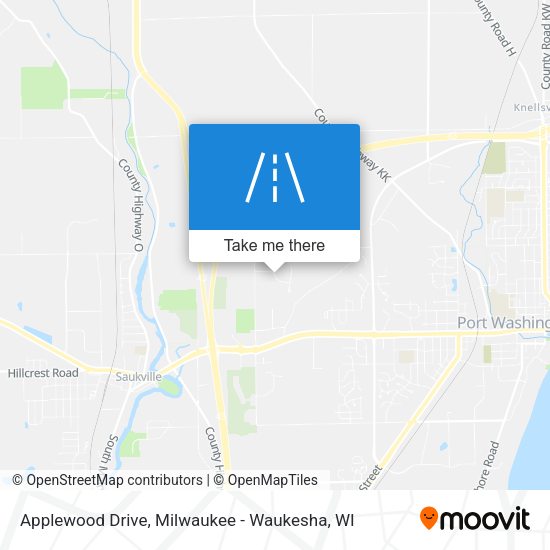 Applewood Drive map