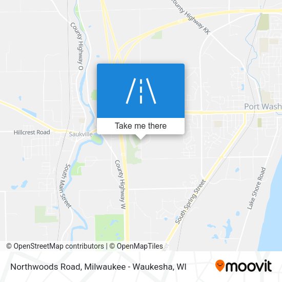 Northwoods Road map