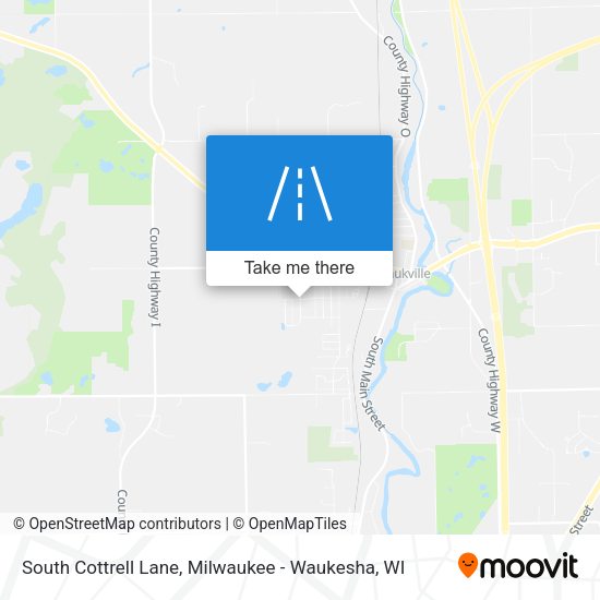 South Cottrell Lane map