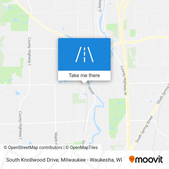 South Knollwood Drive map