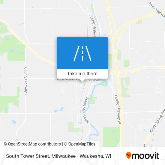 South Tower Street map