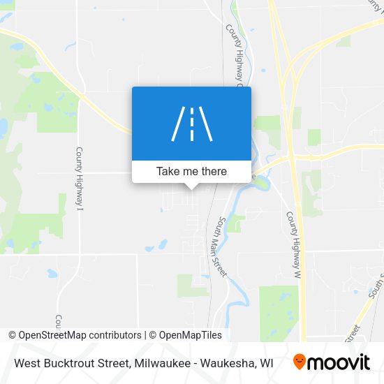 Mapa de West Bucktrout Street