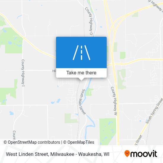 West Linden Street map