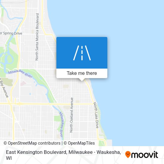 East Kensington Boulevard map