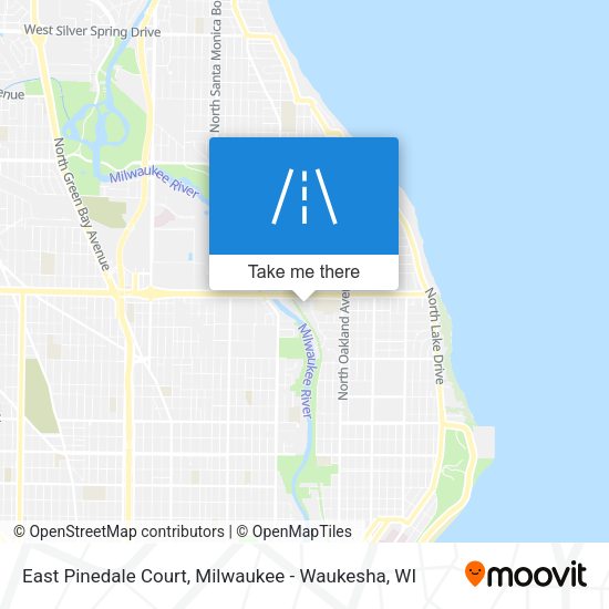 East Pinedale Court map