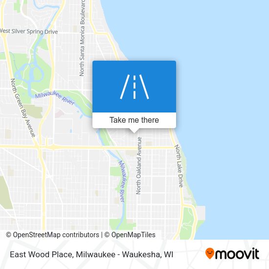 East Wood Place map