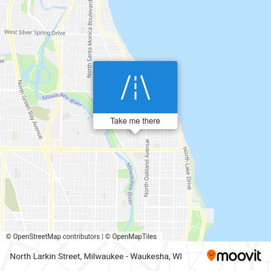 Mapa de North Larkin Street