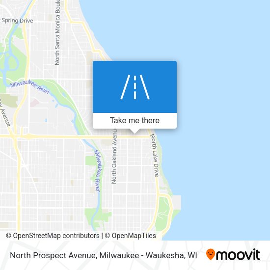 North Prospect Avenue map