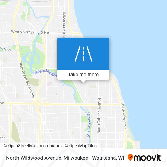 North Wildwood Avenue map