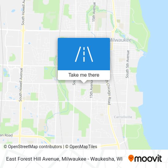 Mapa de East Forest Hill Avenue