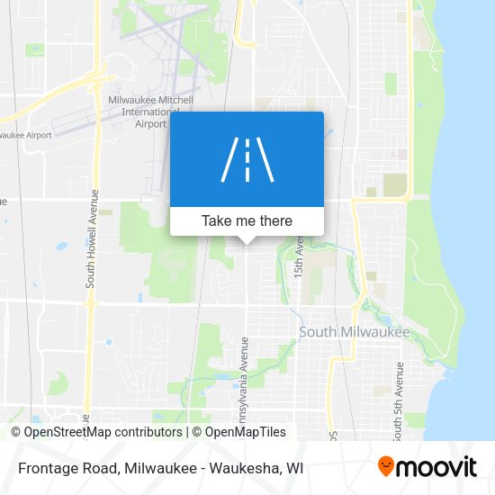 Frontage Road map