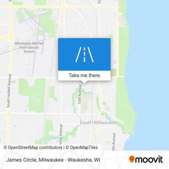 James Circle map
