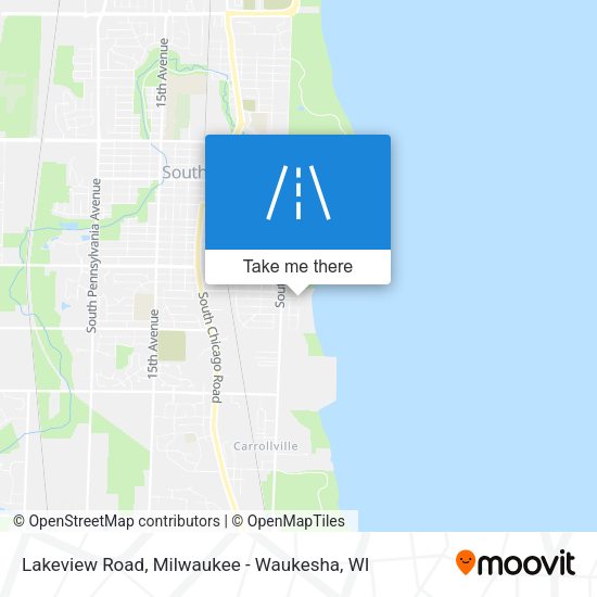 Lakeview Road map