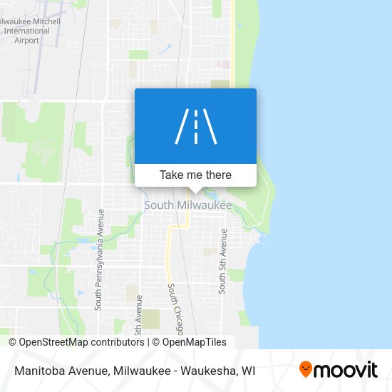Manitoba Avenue map
