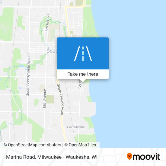 Marina Road map