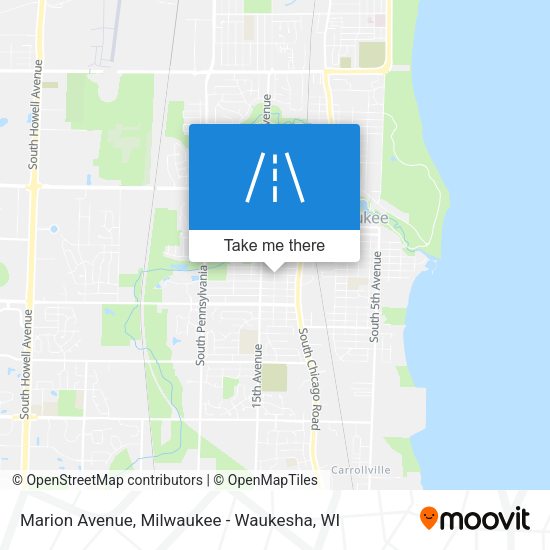 Marion Avenue map